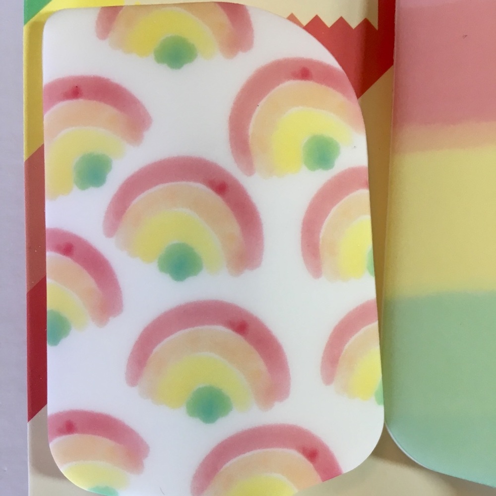 2 Rainbow Silicone Spatulas Ombré Happy Kitchen - Picture 3 of 6